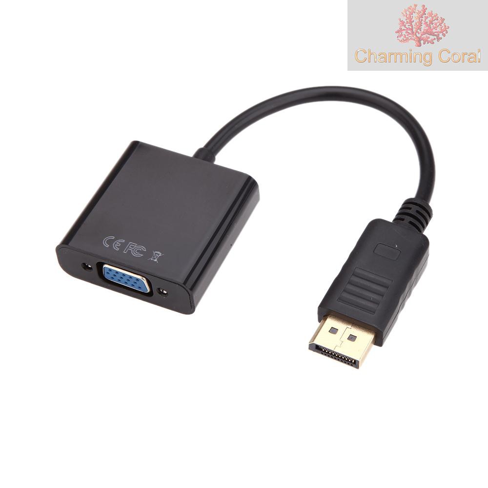 CTOY Hot-selling 1080p DP DisplayPort Male to VGA Female Converter Adapter Cable