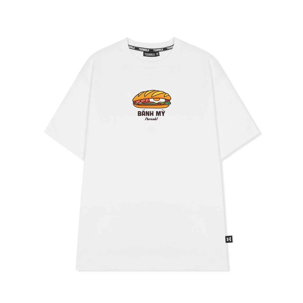 Áo thun Local Brand Teeworld Bánh Mì T-shirt Màu Trắng Đen Nam Nữ Form Rộng Unisex