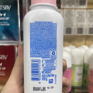 Phấn thơm em bé Johnson’s Baby 100g (hồng)