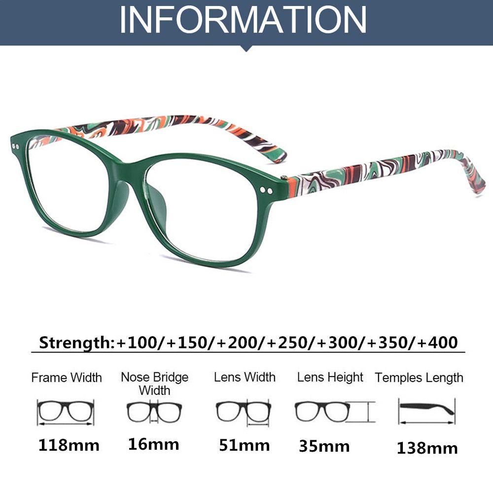 Kính Đọc Sách Gọng Hoa Siêu Nhẹ Phong Cách Vintage