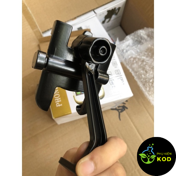 Kẹp sắt xe máy, kẹp điện thoại xe máy chắc chắn chống rung phù hợp cho shipper, đi phượt