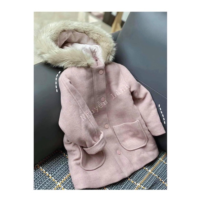 Áo dạ hồng cho bé