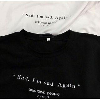 Áo Thun Tay Lỡ SAD Tee Đen Unisex