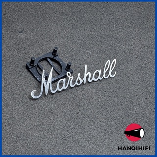 Logo marshall, logo loa marshall chữ inox cắt bằng lazer siêu chuẩn, siêu đẹp