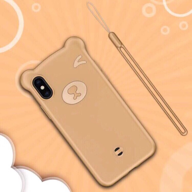 Ốp tai gấu silicon ip12/ip12pro/ip12 pro max