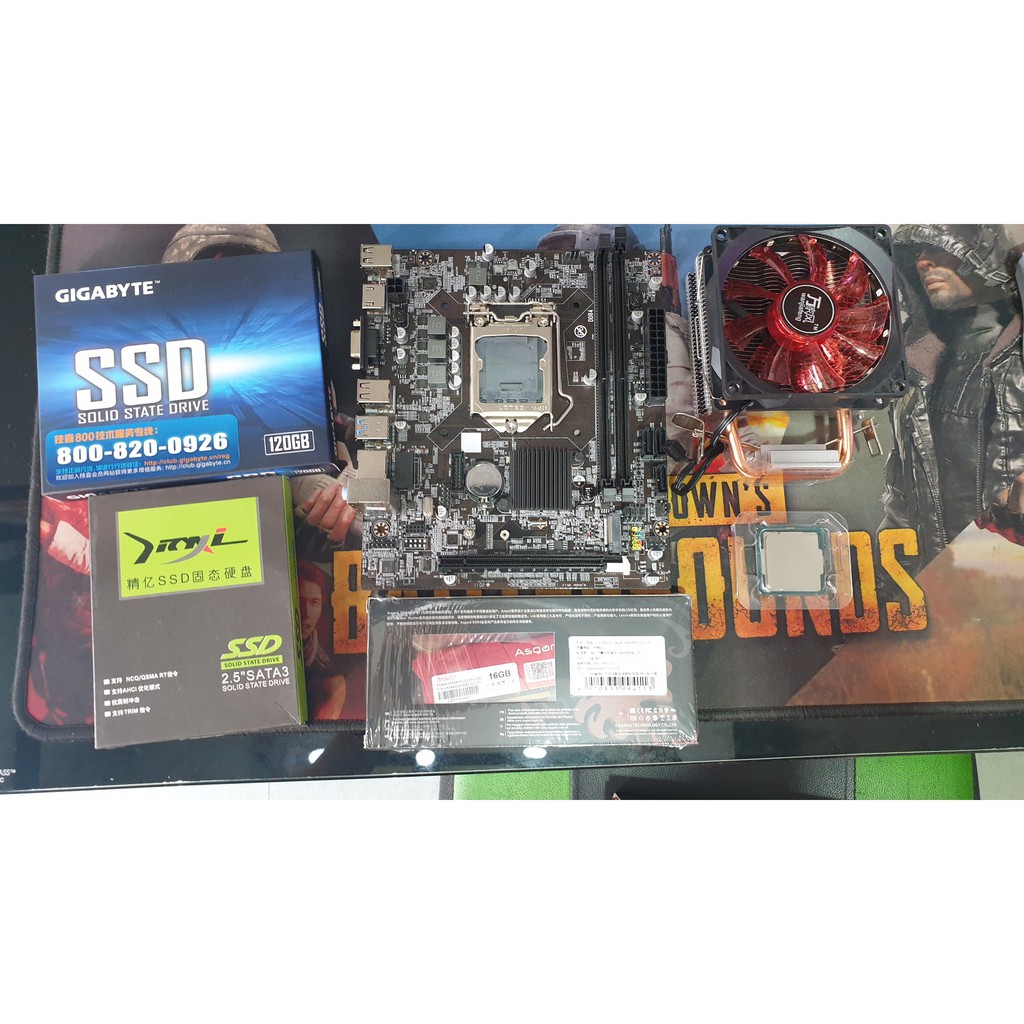 [BẢO HÀNH 36 THÁNG] COMBO CPU I3 9100F + MAIN H310 + RAM DDR4 2666 16GB + SSD 120GB NEW 100%