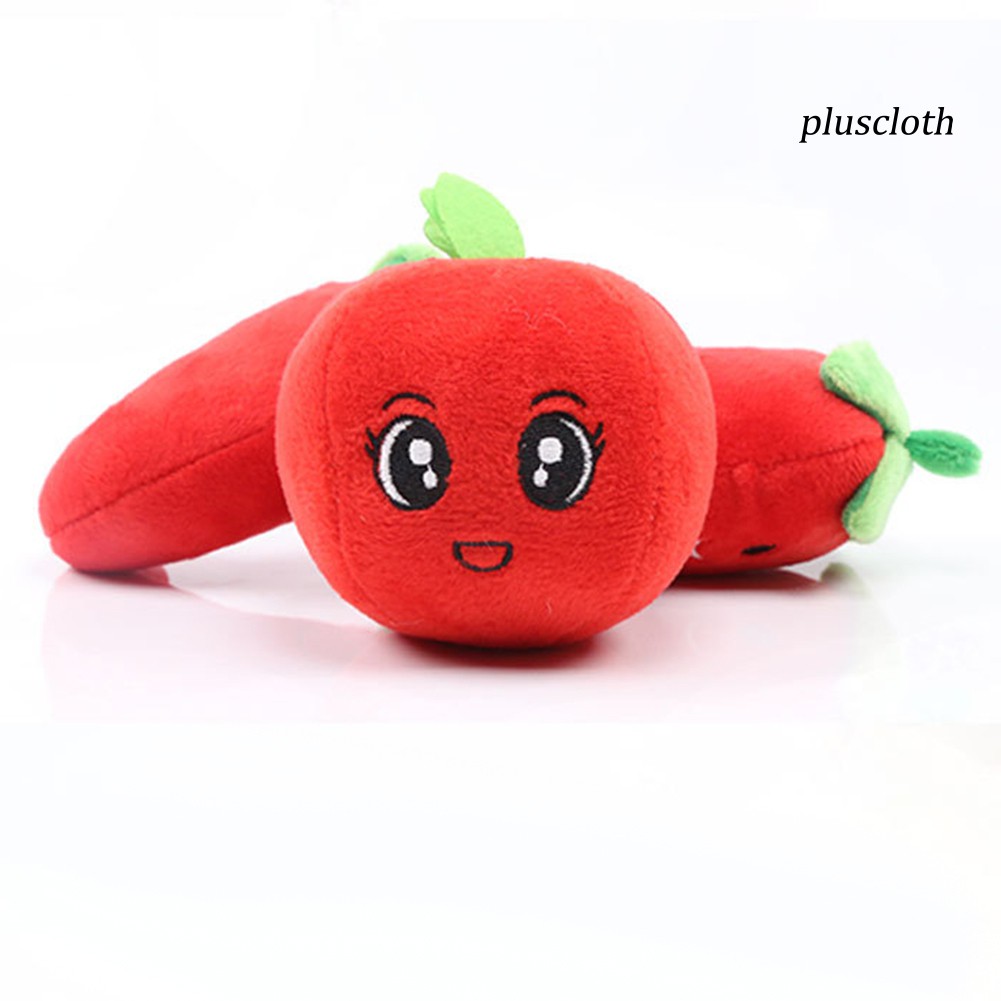 Đồ Chơi Nhồi Bông Hình Dưa Hấu / Cà Rốt Cho Thú Cưng