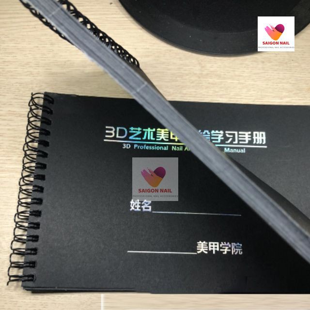 Sổ đen tập vẽ móng