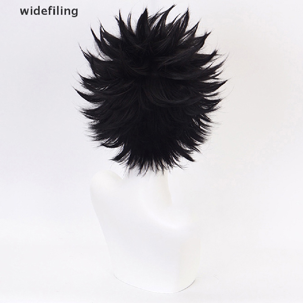 Tóc Giả Dabi Xoăn Rộng Màu Đen Hóa Trang Nhân Vật Hoạt Hình