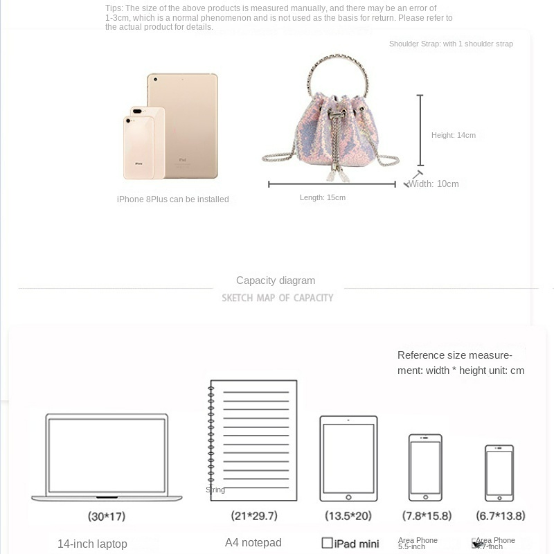 Túi Xách Tay Đính Kim Sa Lấp Lánh Nhiều Màu Sắc 2022