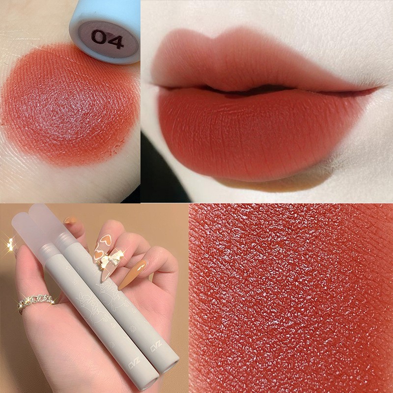 [Hàng mới về] Son kem lì CVZ Little Ice Stick Lip Mud màu sắc tự nhiên lâu trôi HL485