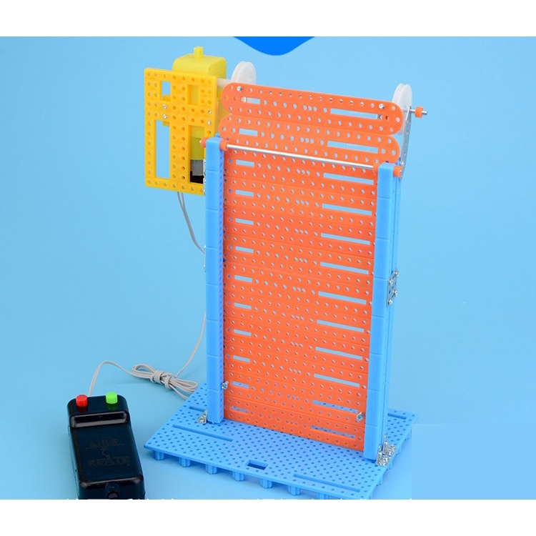 Mô Hình Cửa Cuốn Thông Minh Tự Lắp Ráp Điều Khiển Tự Động - Đồ Chơi Stem, Steam