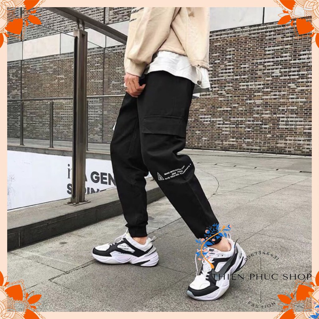 Quần kaki nam nữ túi mới sành điệu