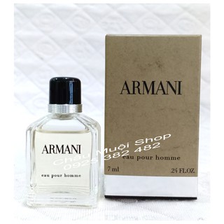 Nước hoa Mini Armani Eau Pour Homme - 7ml - Lịch Lãm Nam Tính Chững Chạc