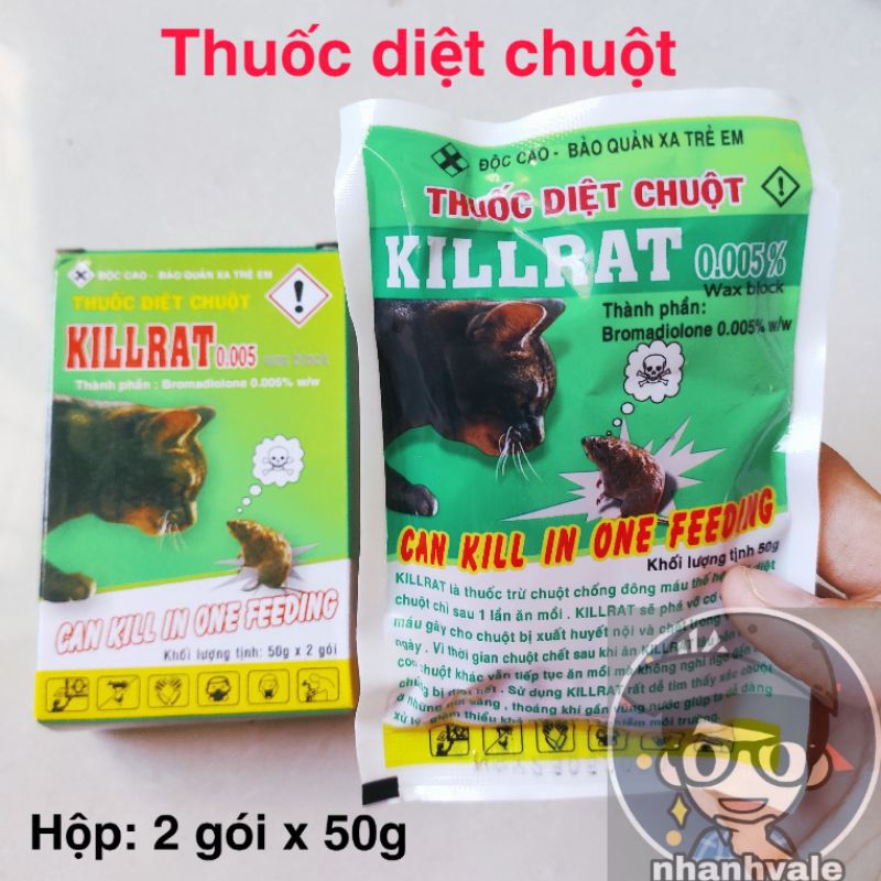 Thuốc diệt chuột, bả chuột KILLRAT