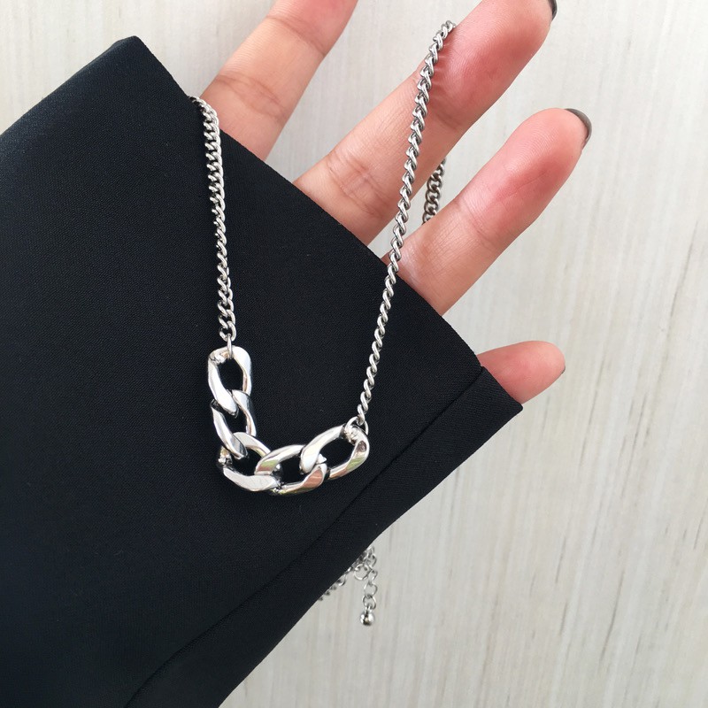 Dây Chuyền Vòng Cổ Unisex Dây Xích Phong Cách Hàn Quốc Cá Tính Mainia Shop