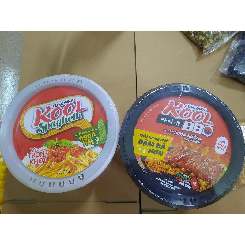 Mì trộn Cung Đình Kool Spaghetti và vị BBQ