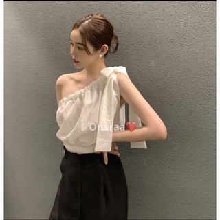 ❣️❤️💯💯áo lệch vai nơ xịn xò _mẫu mới nhất💯💯❣️