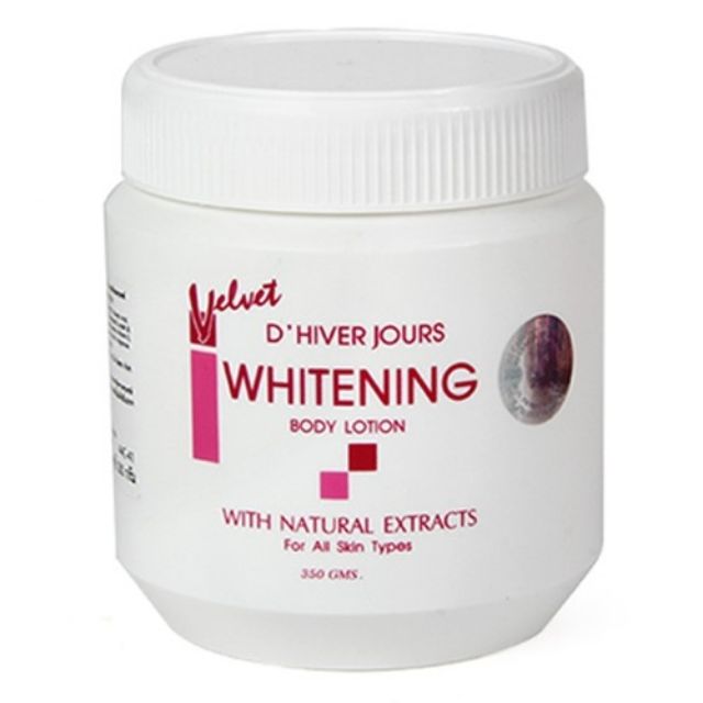 Kem dưỡng trắng da Velvet thái lan 350g Velvet D'HIVER JOURS WHITENING BODY LOTION