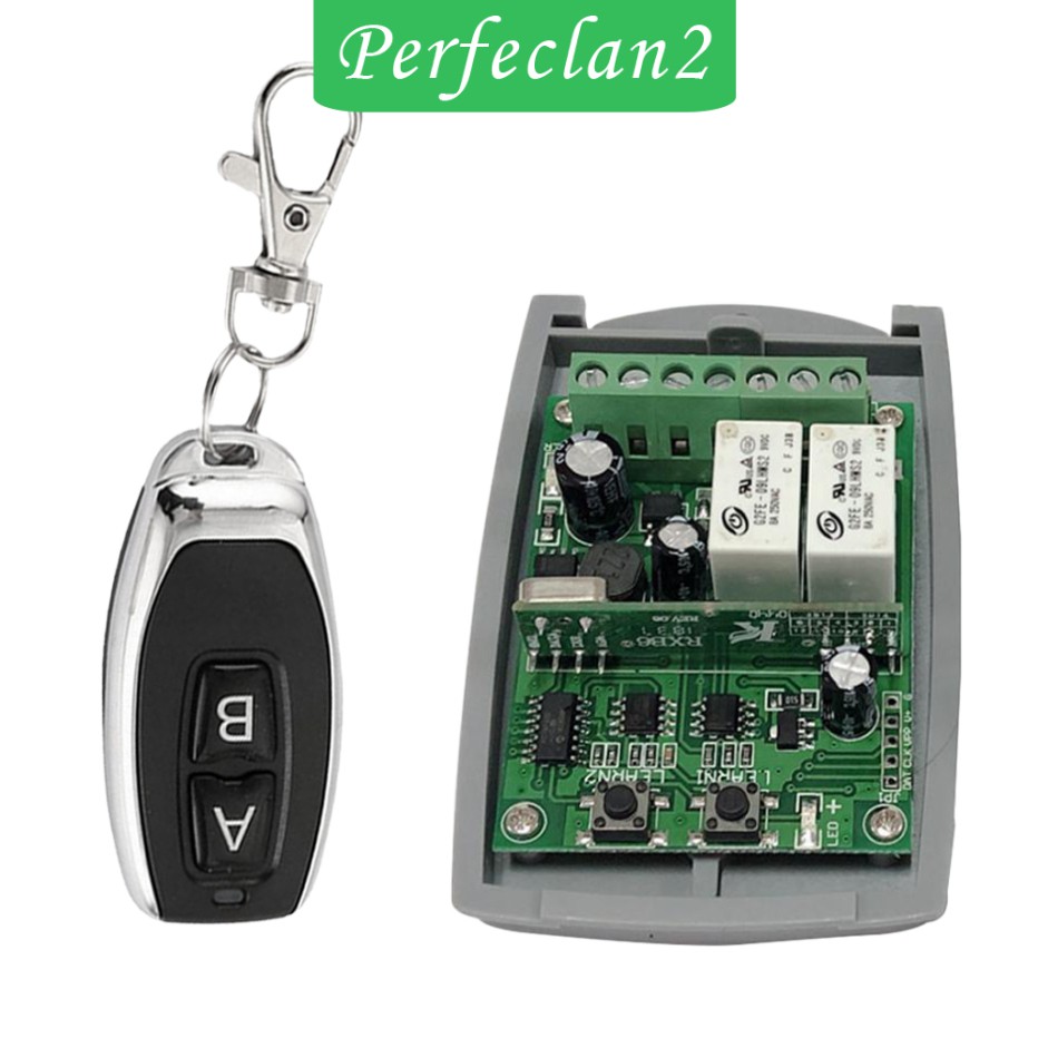 Rơ Le Điều Khiển Từ Xa Không Dây 2 Kênh DC12V-DC48V 433MHz Perfeclan2