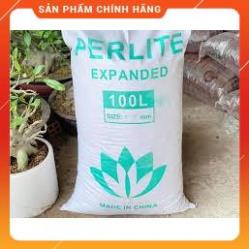 1 bao đá perlite siz 3-6mm 100 lít (10kg)trang trí, trộn giá thể trồng cây (bán 1 bao/đơn)
