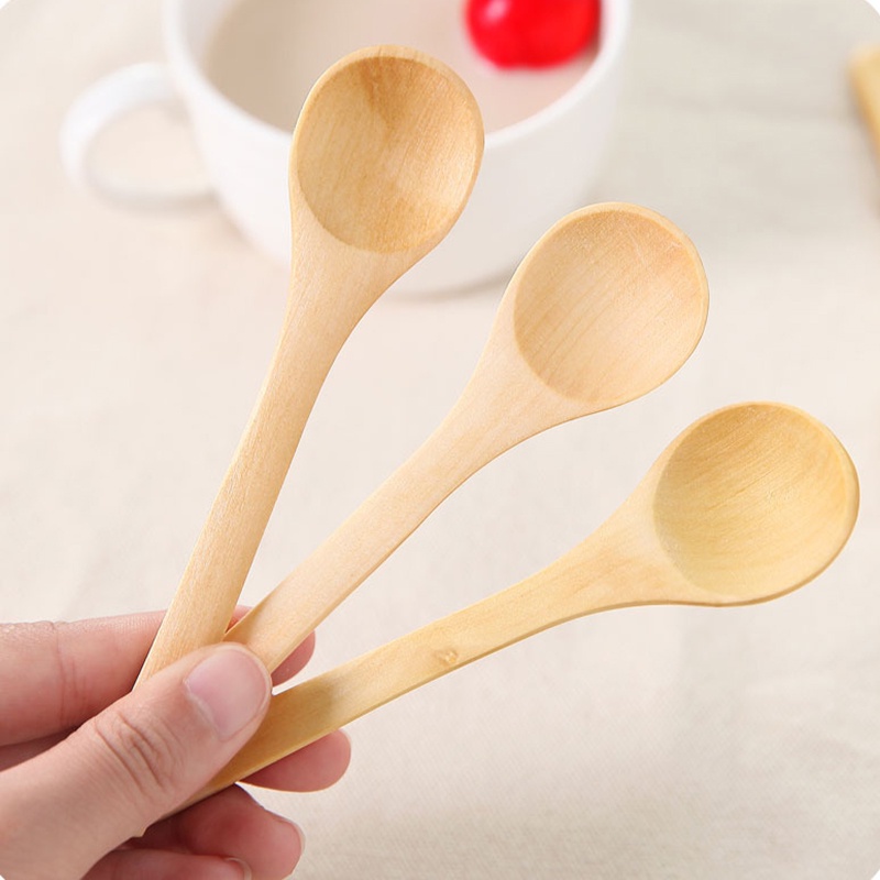 1 Muỗng Ăn Tráng Miệng 13*3cm Chất Lượng Cao