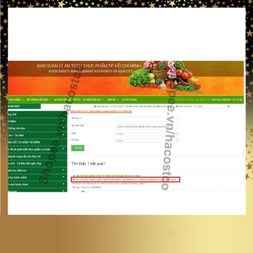 Nước Uống Công Nghệ Nano Curcumin Gold - Nano Golden Gift Curcumin Gold 50 ống - 100ml