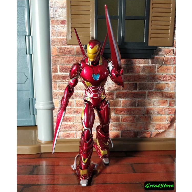 Mô hình nhân vật Ironman MK50 avengers SHF FIGMA cử động được