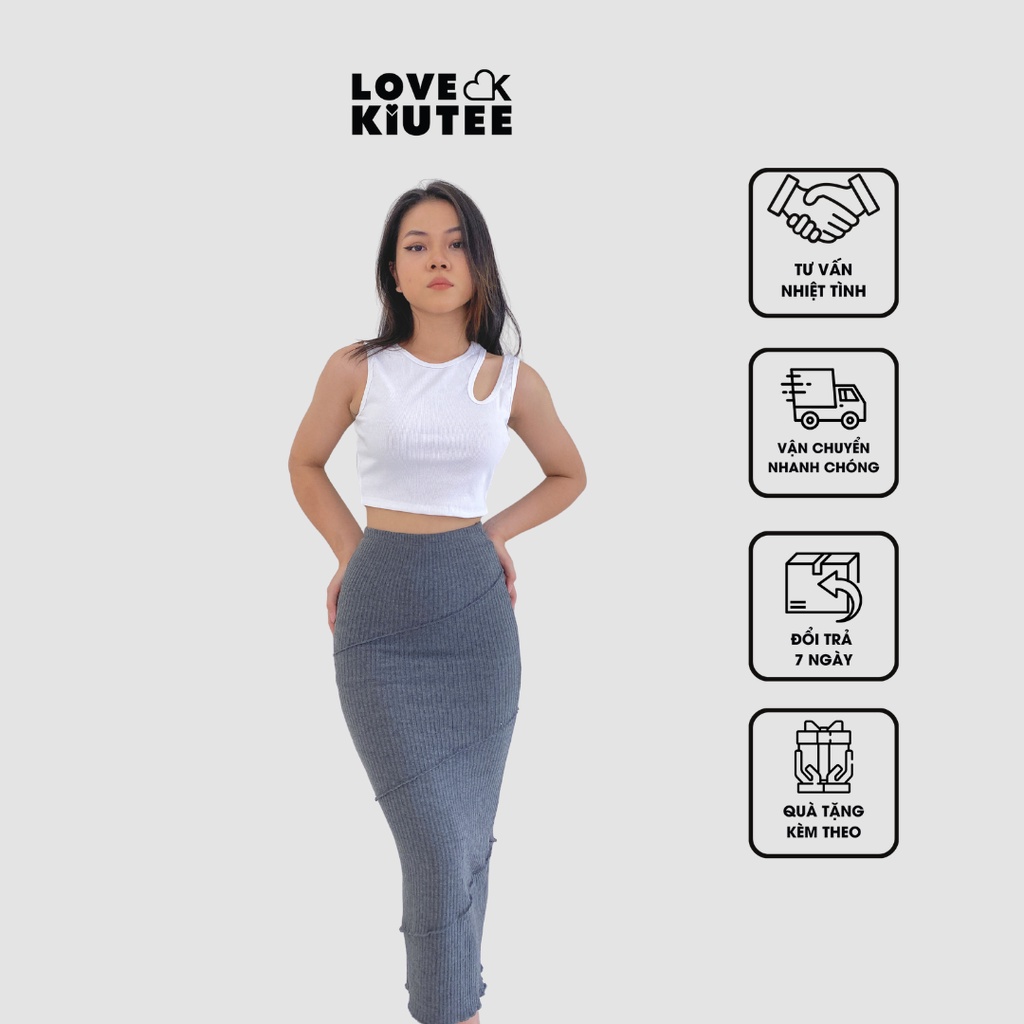 Chân váy ôm dáng dài thiết kế đẹp Victoria Midi Skirt LOVEKIUTEE
