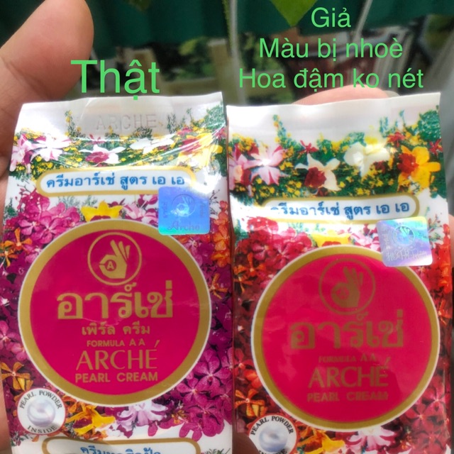 [HÀNG CHÍNH HÃNG]Sỉ Kem Arche Pearl Cream Thái, AC ache thái, lố 24 gói hộp chuẩn xịn | BigBuy360 - bigbuy360.vn