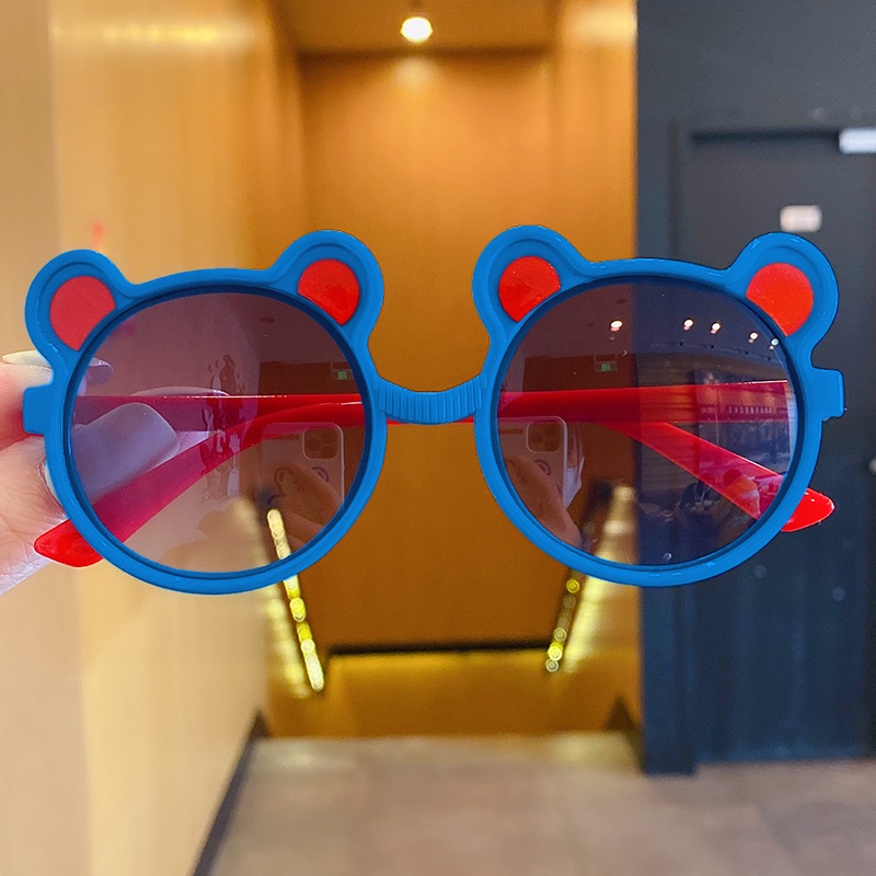 Kính Mát Chống Nắng Họa Tiết Hoạt Hình Dễ Thương Thời Trang Cho Bé
