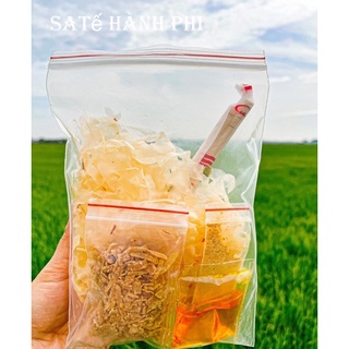 Bánh tráng satế hành phi