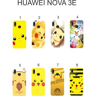 Ốp lưng Huawei Nova 3e dẻo in hình Pikachu