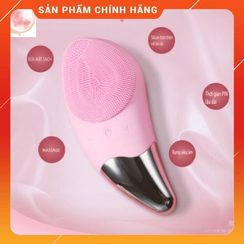 Máy Rửa Mặt Chính Hãng SONIC 3 trong 1 - Máy rửa mặt sóng siêu âm mới nhất 2020, đẩy lùi nếp nhăn hiệu quả