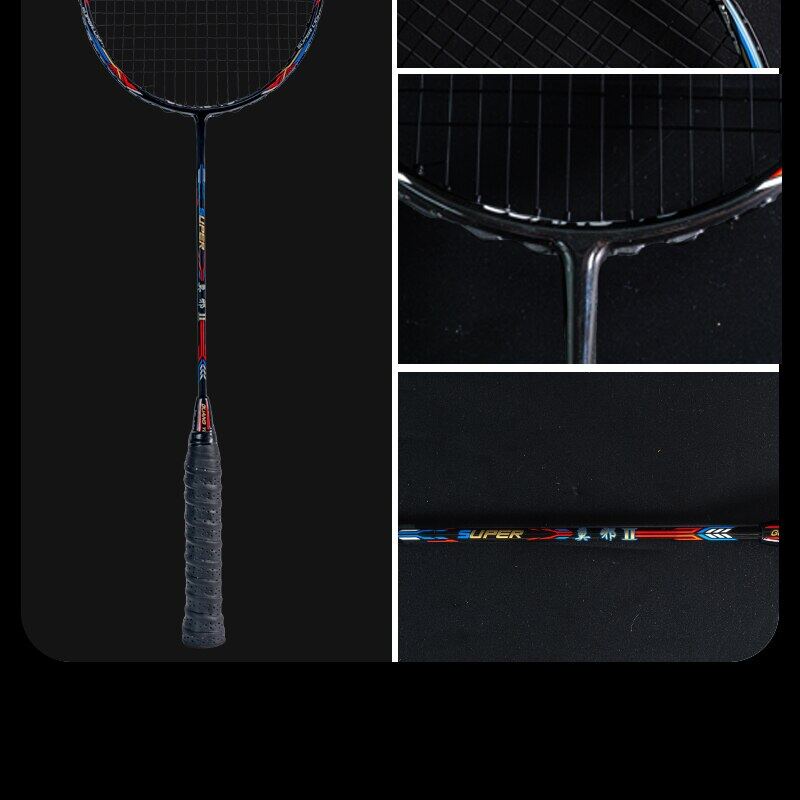 Vợt cầu lông ALPSPORT GJ2.0 100% sợi carbon 4U 72g 30Lbs Pro kèm túi đựng tiện lợi cao cấp