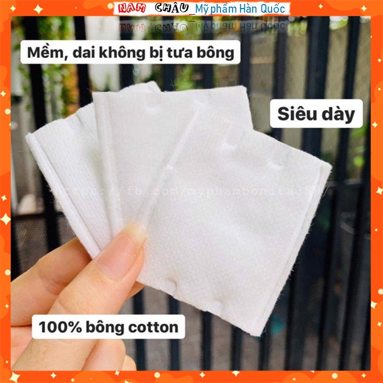 Bông Tẩy Trang 222 Miếng 3 Lớp FM Cotton Pads cao cấp Nội Địa Trung NPP Nam Châu