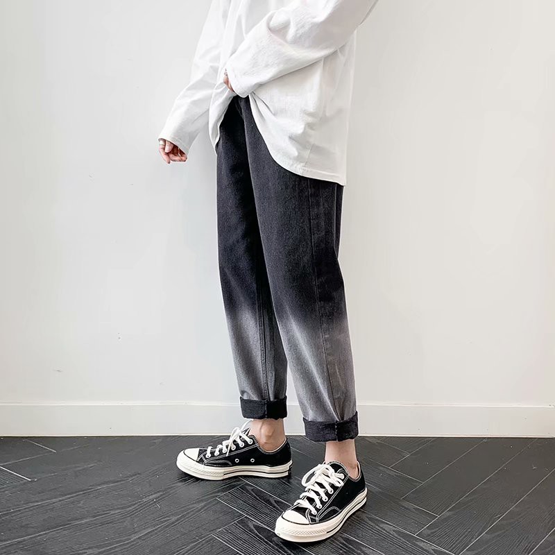 Quần Jean Nam  Baggy Jean unisex ống rộng phong cách bụi _ Jean 2 màu chuẩn men | BigBuy360 - bigbuy360.vn