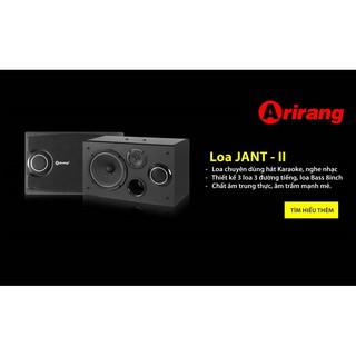 [Mã ELHACE giảm 4% đơn 300K] Loa Arirang JANT-II (Đen)