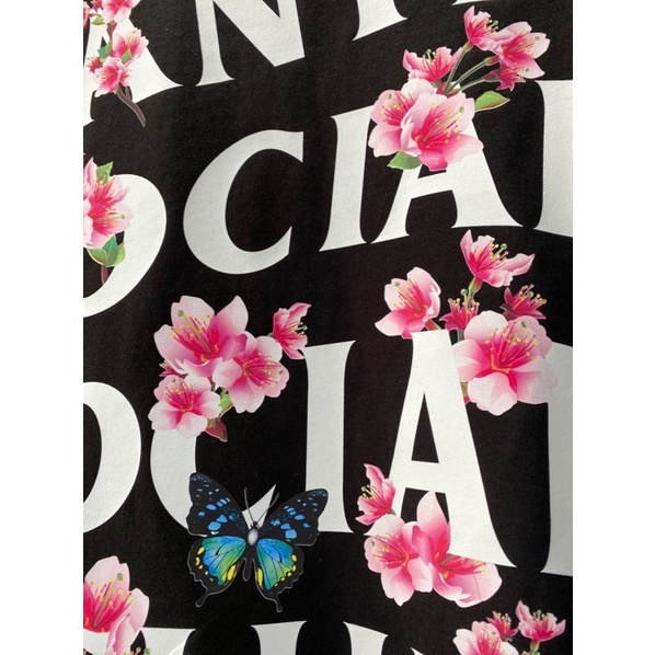 Áo Thun Anti Social Social Club Chất Liệu Cotton Hai Chiều Thoáng Mát