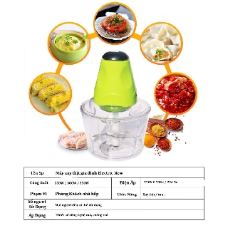 Máy xay thịt cá hành tỏi đa năng