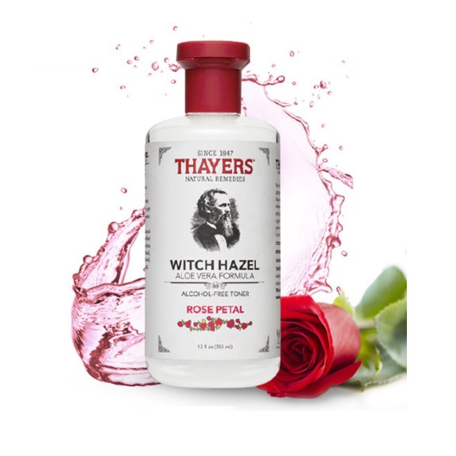 Nước hoa hồng thayers không chứa cồn, lành tính - Toner Thayer Rose Petal 355ml