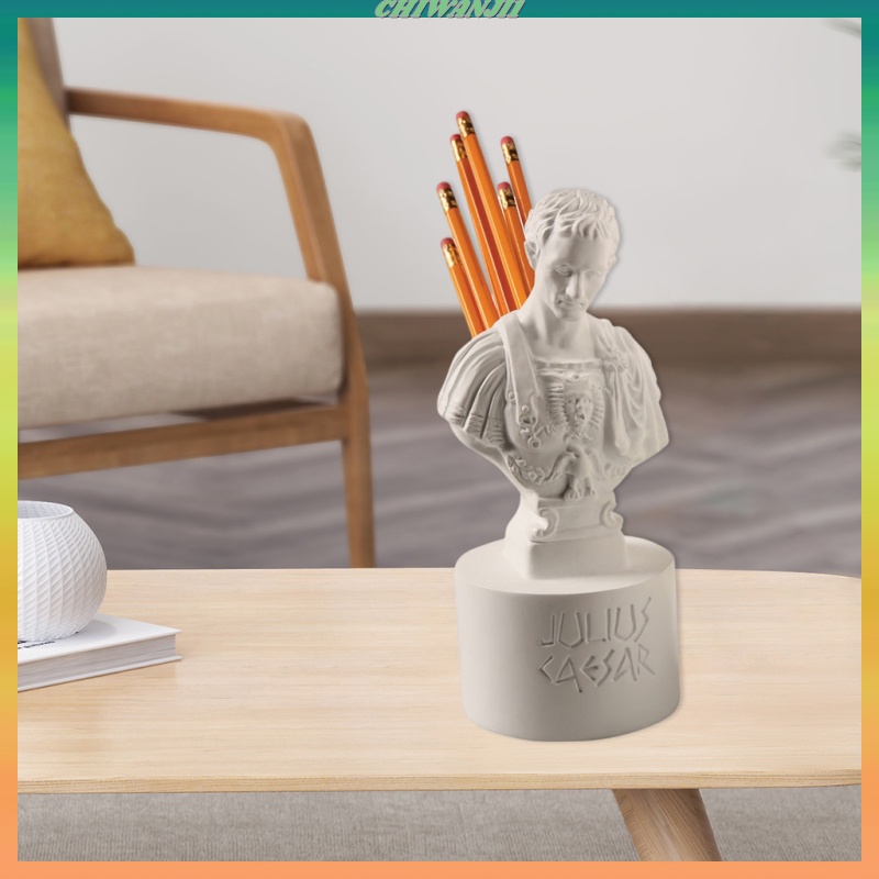 Giá Đỡ Bút Hình Tượng Julius Caesar Để Bàn Trang Trí Chiwanji1