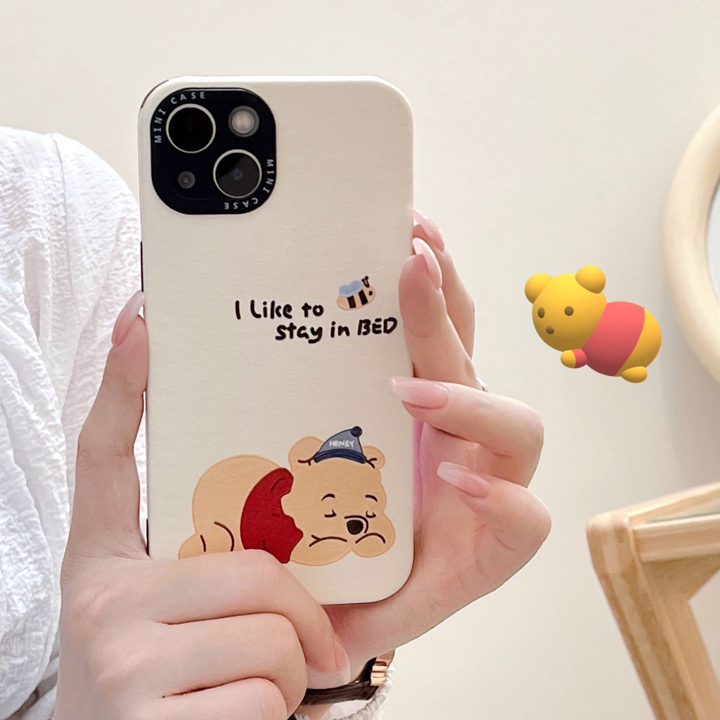 Ốp Điện Thoại Họa Tiết Hoạt Hình Winnie and Friend / Tiger Dễ Thương Chống Sốc Cho Iphone