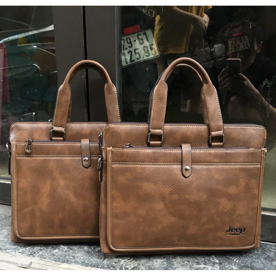 [Shop Cặp và Balo Nguyên Vũ] kho cặp da jeep sale mạnh bền đẹp lịch sự nhanh tay đặt hàng hàng chất | BigBuy360 - bigbuy360.vn