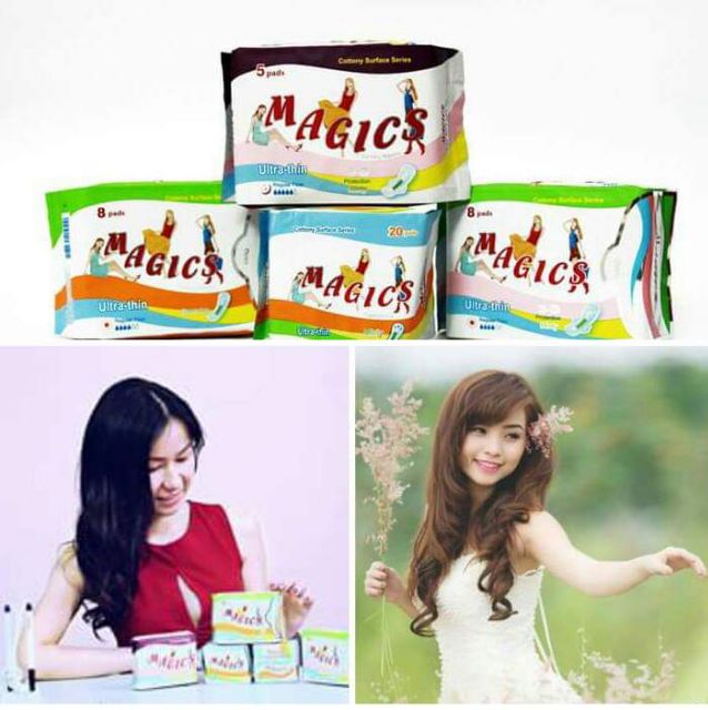 Băng vệ sinh Magic Nhật Bản siêu thấm 3D hàng chính hãng