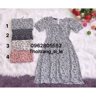 VÁY XOÈ HOA THẮT NƠ