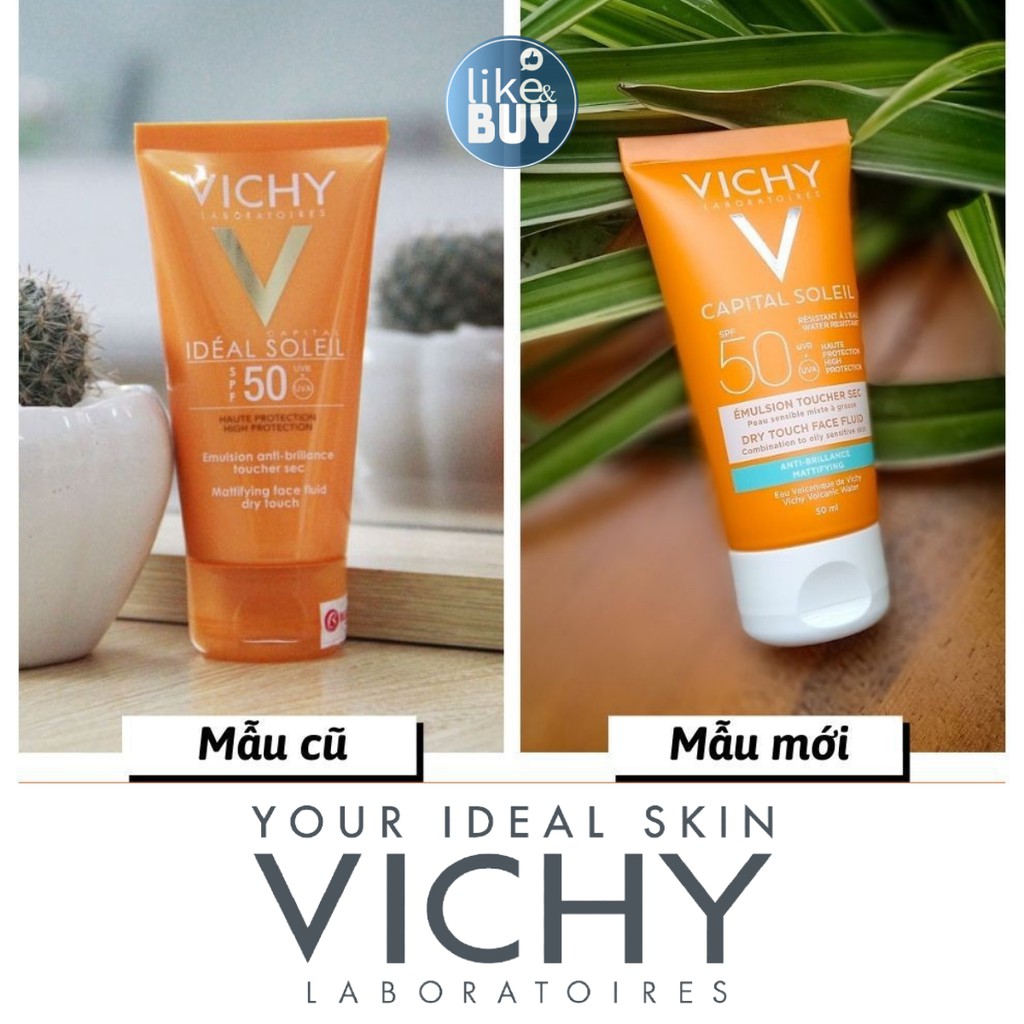 Kem chống nắng Vichy SPF50+ chống nắng phổ rộng, chống nước tốt - hàng nội địa LikeandBuy | BigBuy360 - bigbuy360.vn
