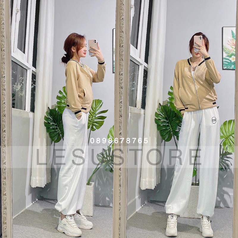 ẢNH THẬT Áo Khoác Bomber len dạ