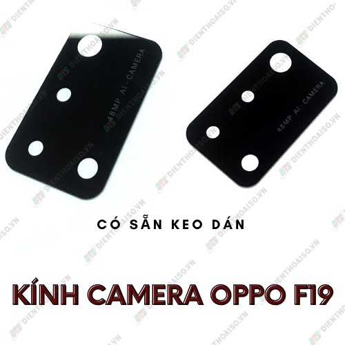 Kính camera oppo f19 kèm keo dán