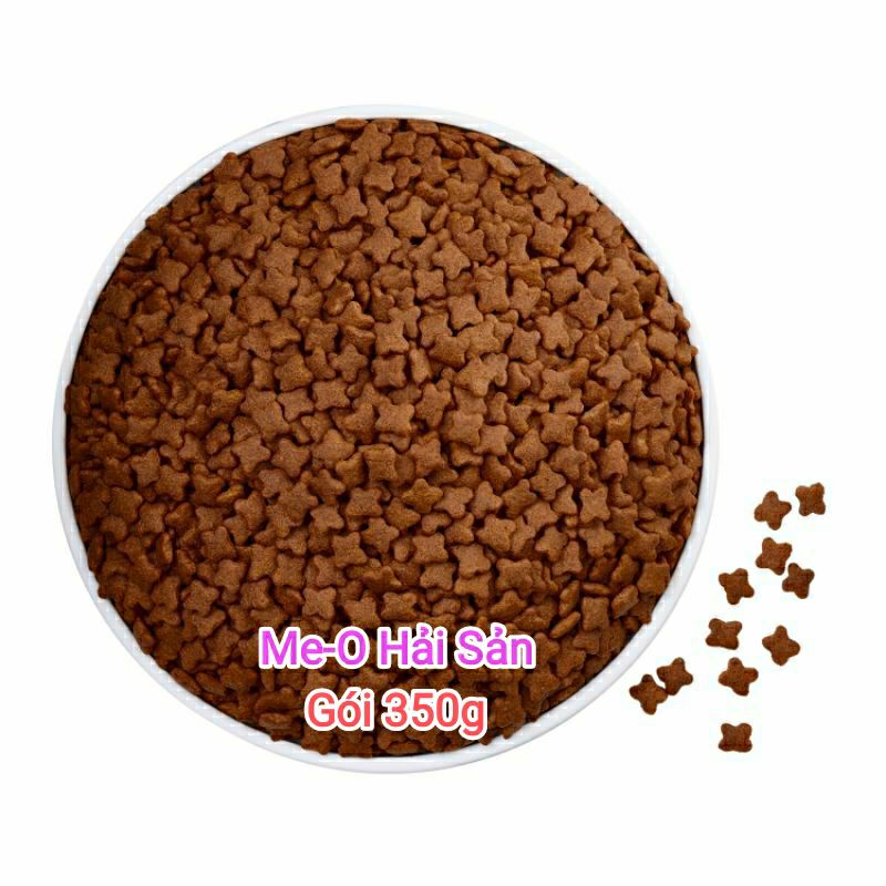 Thức ăn cho mèo MeO. Nhập khẩu Thái Lan. Vị Cá Ngừ, Cá Thu, Hải Sản. Gói 350g
